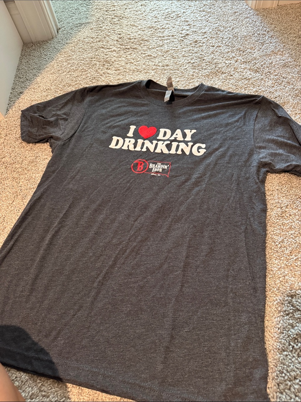 Charcoal 'I ♥ Day Drinking' Graphic Tee